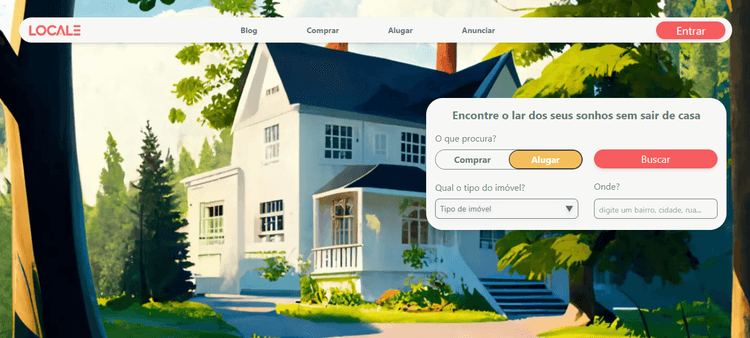 Preview locale imóveis project card