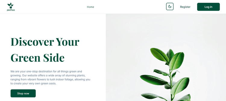 Preview plant peace project card
